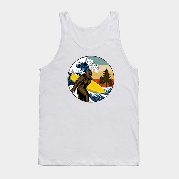 Retro Bigfoot international sufing championship Tank Top by opoyostudio